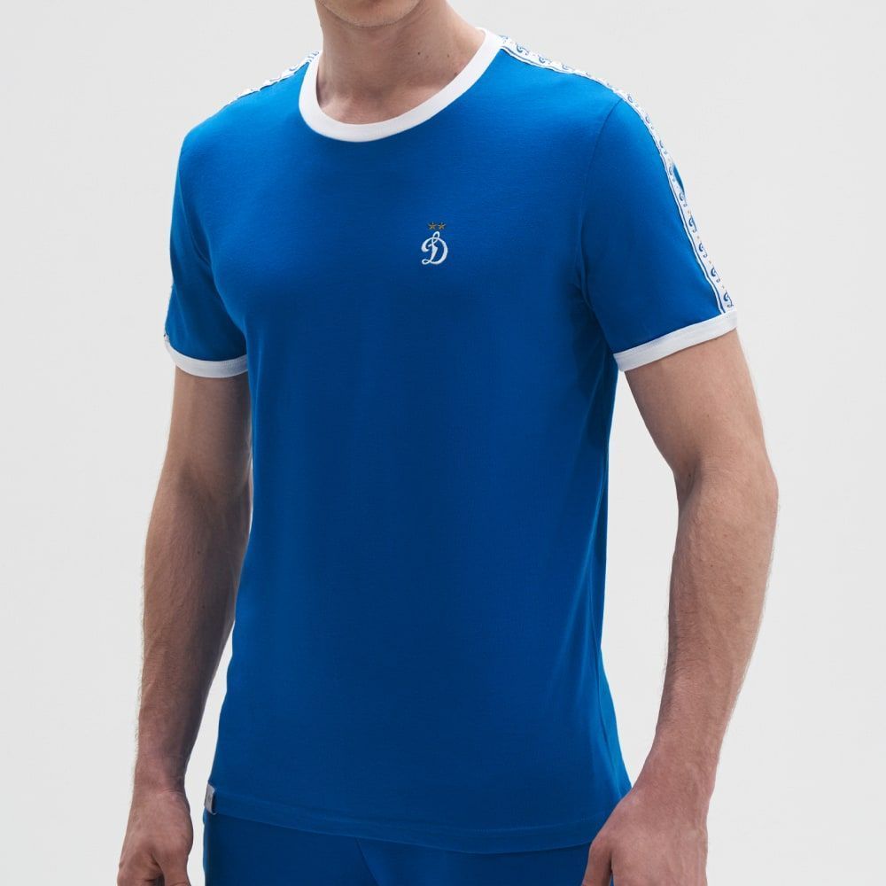 Футболка ФК Динамо Москва, цвет синий										