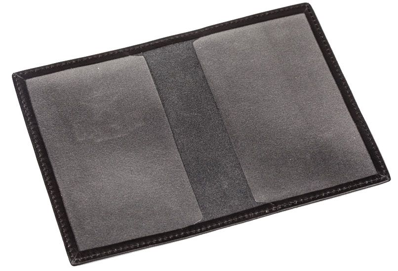 Обложка для паспорта ЦСКА кожаная черная