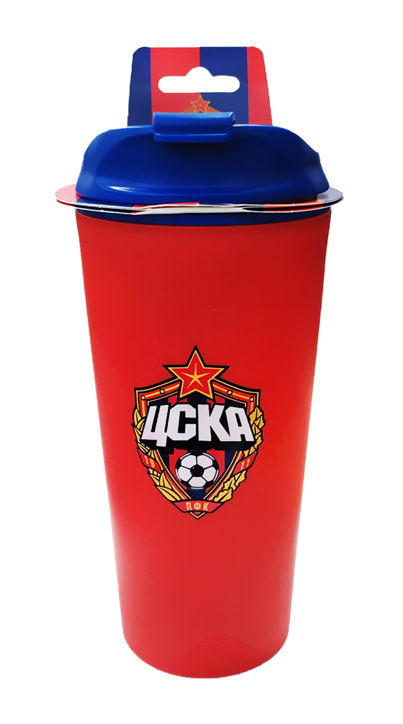 Термостакан ЦСКА, красный, 350 мл