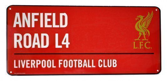 Табличка Ливерпуль Color Street Sign