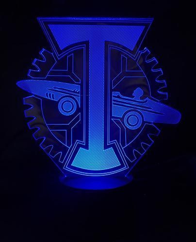 3D светильник Торпедо