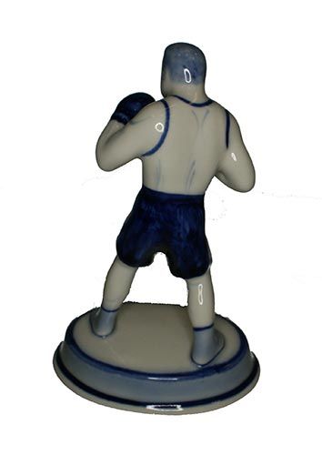 Фигурка "Боксер Динамо" мал. 15 см гжель