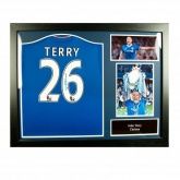 Футболка с автографом Джона Терри Terry Signed Shirt (Framed) Футболка с автографом Джона Терри Terry Signed Shirt (Framed)