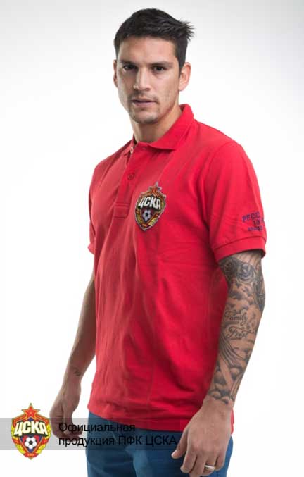 Футболка поло ЦСКА 1434120 красная