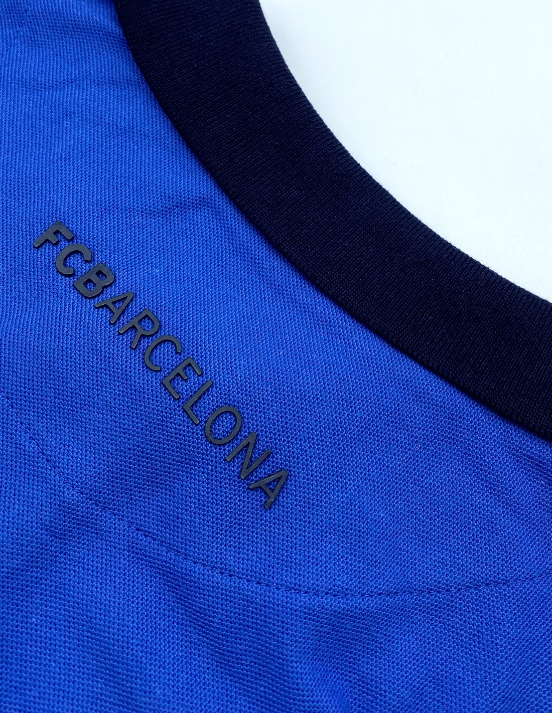 Футболка поло Барселона POLO FCB CORE, голубая Футболка поло Барселона POLO FCB CORE, голубая