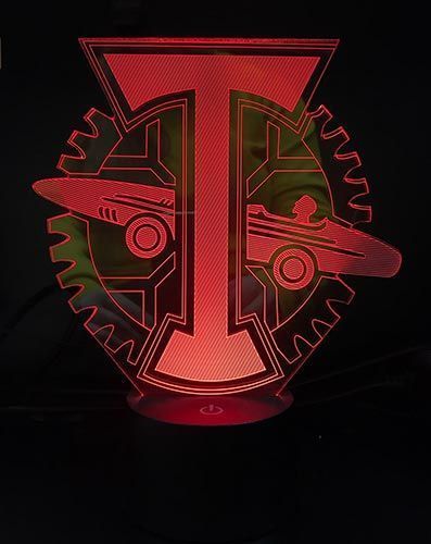 3D светильник Торпедо