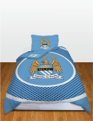 Постельное белье двухстороннее 1,5 спальное Манчестер Сити Duvet Set BE
