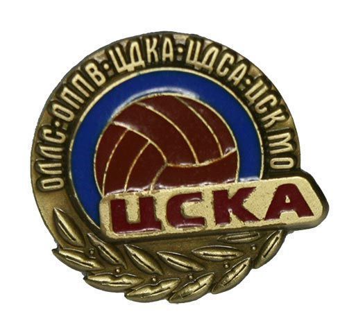 Значок ЦСКА мяч-венок