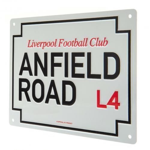 Табличка Ливерпуль Anfield Road Sign
