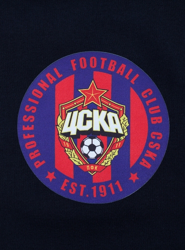 Толстовка ЦСКА на молнии PFC CSKA est 1911, цвет черный