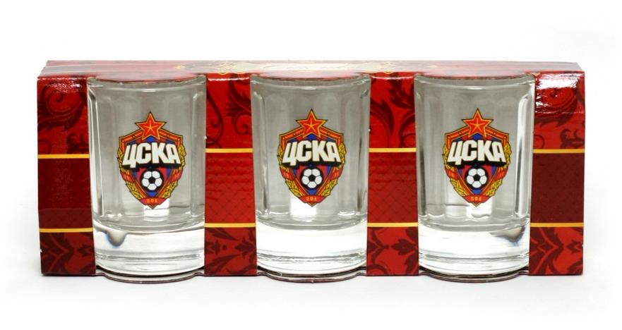 Набор стопок ЦСКА 50 мл, 3 шт