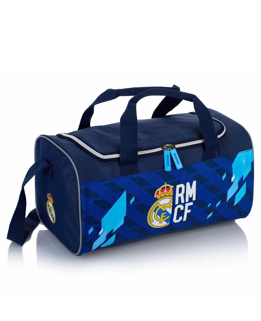 Магазин спортивных сумок. Спортивная сумка mo755104 Blue. Сумка real Madrid. Спортивная сумка Реал Мадрид. Сумка адидас синяя спортивная.