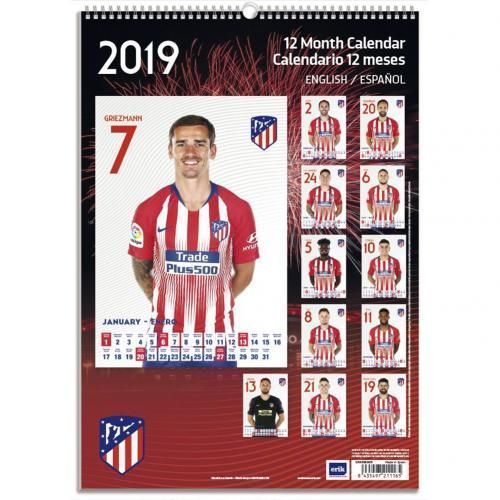 Календарь Атлетико Мадрид 2019 А3