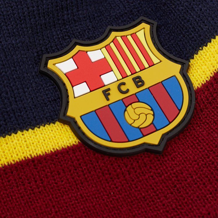 Детский набор шапка+шарф+перчатки Барселона