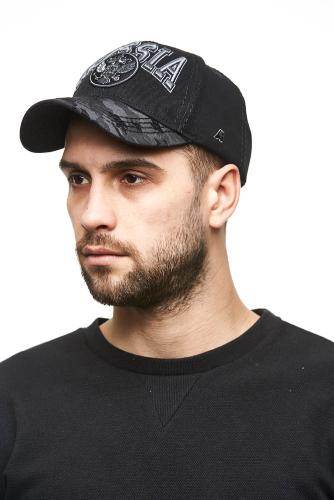 Бейсболка Россия черная 101542