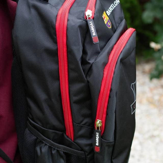 Рюкзак Барселона, черно-красный FC-239