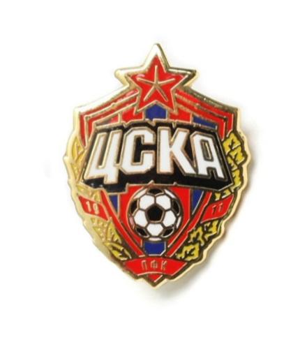 Значок эмблема ПФК ЦСКА 15 мм