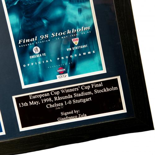 Футболка с автографом Zola Signed Shirt (Framed) Футболка с автографом Zola Signed Shirt (Framed)