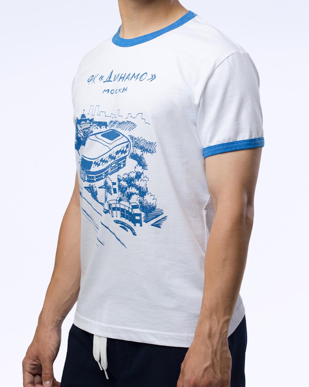 Футболка Стадион Динамо, цвет белый										