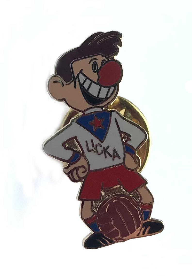 Значок футболист ЦСКА мульт