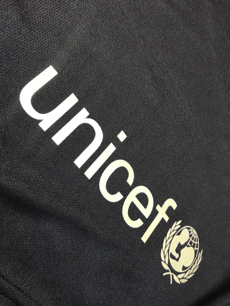 Детская форма Барселона 2020/2021 выездная черная (футболка и шорты)