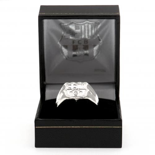 Кольцо Барселона Silver Plated Crest Ring 