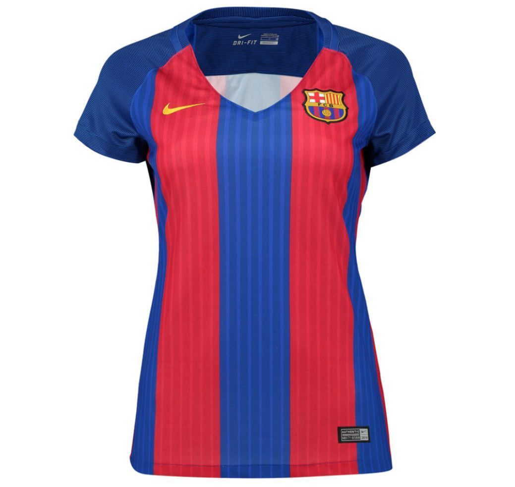 Женская футболка Барселона Nike 2016/17 домашняя 777109-481