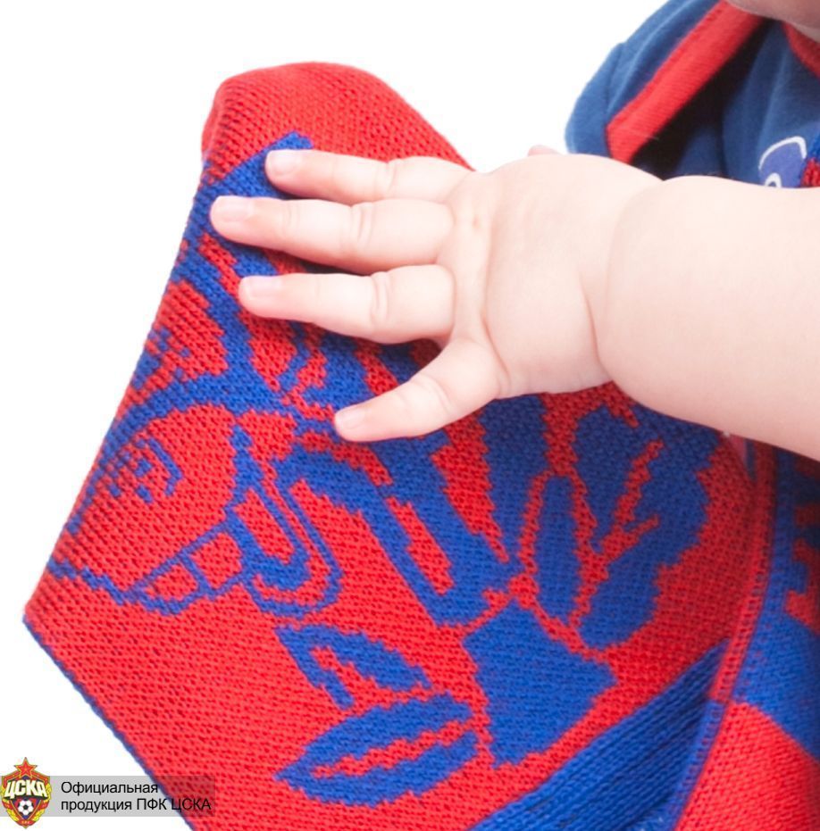 Шарф детский ЦСКА "100% фанат"