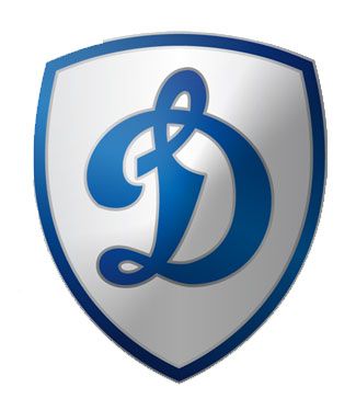 Значок Щит"Д" на бел. глазури 26 мм