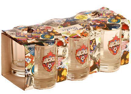 Набор стопок ЦСКА 35 мл, 6 шт