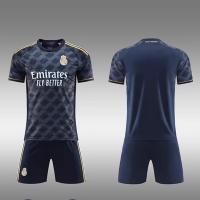 Детская форма Реал Мадрид 2023/2024 гостевая черная Детская форма Реал Мадрид 2023/2024 гостевая черная