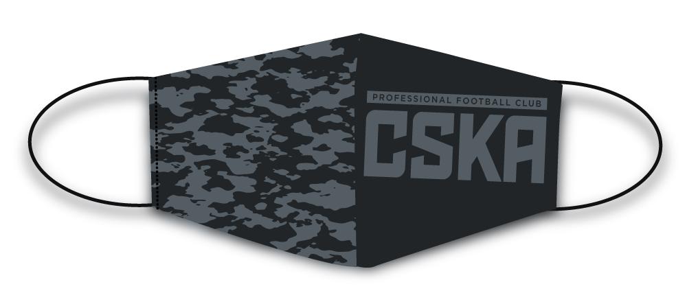 Маска для лица многоразовая хлопковая PFC CSKA