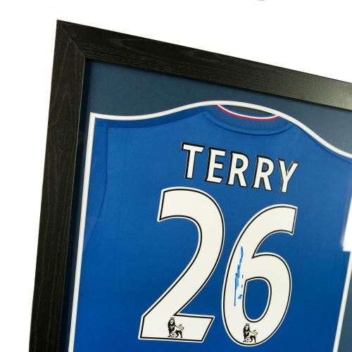 Футболка с автографом Джона Терри Terry Signed Shirt (Framed) Футболка с автографом Джона Терри Terry Signed Shirt (Framed)