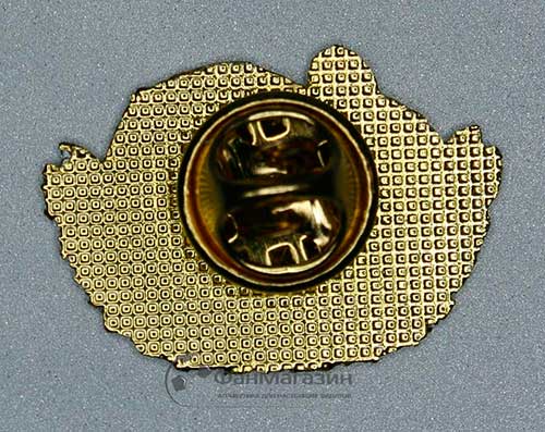 Значок "Честь и Слава Д"(под золото)