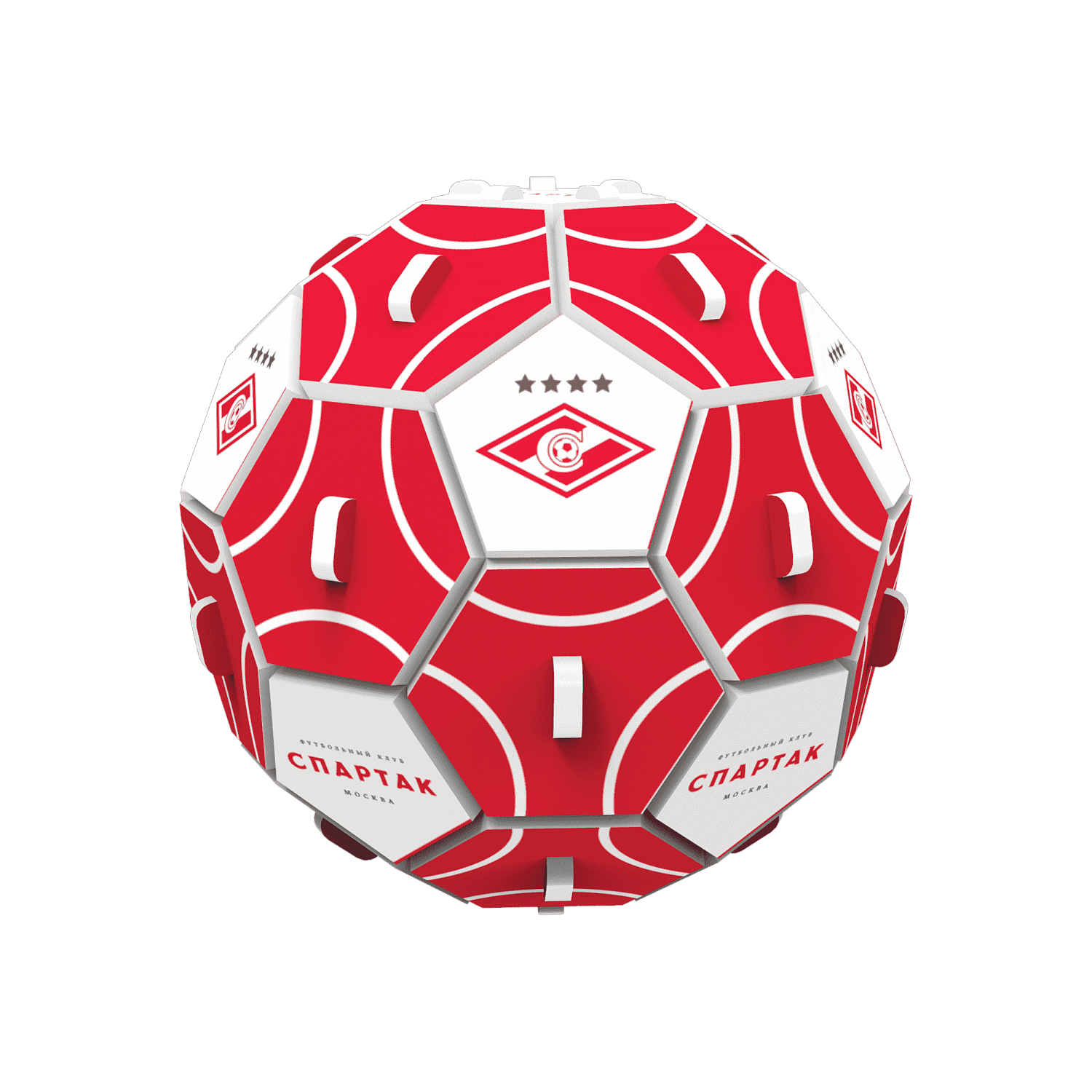 3D пазл Мяч Спартак