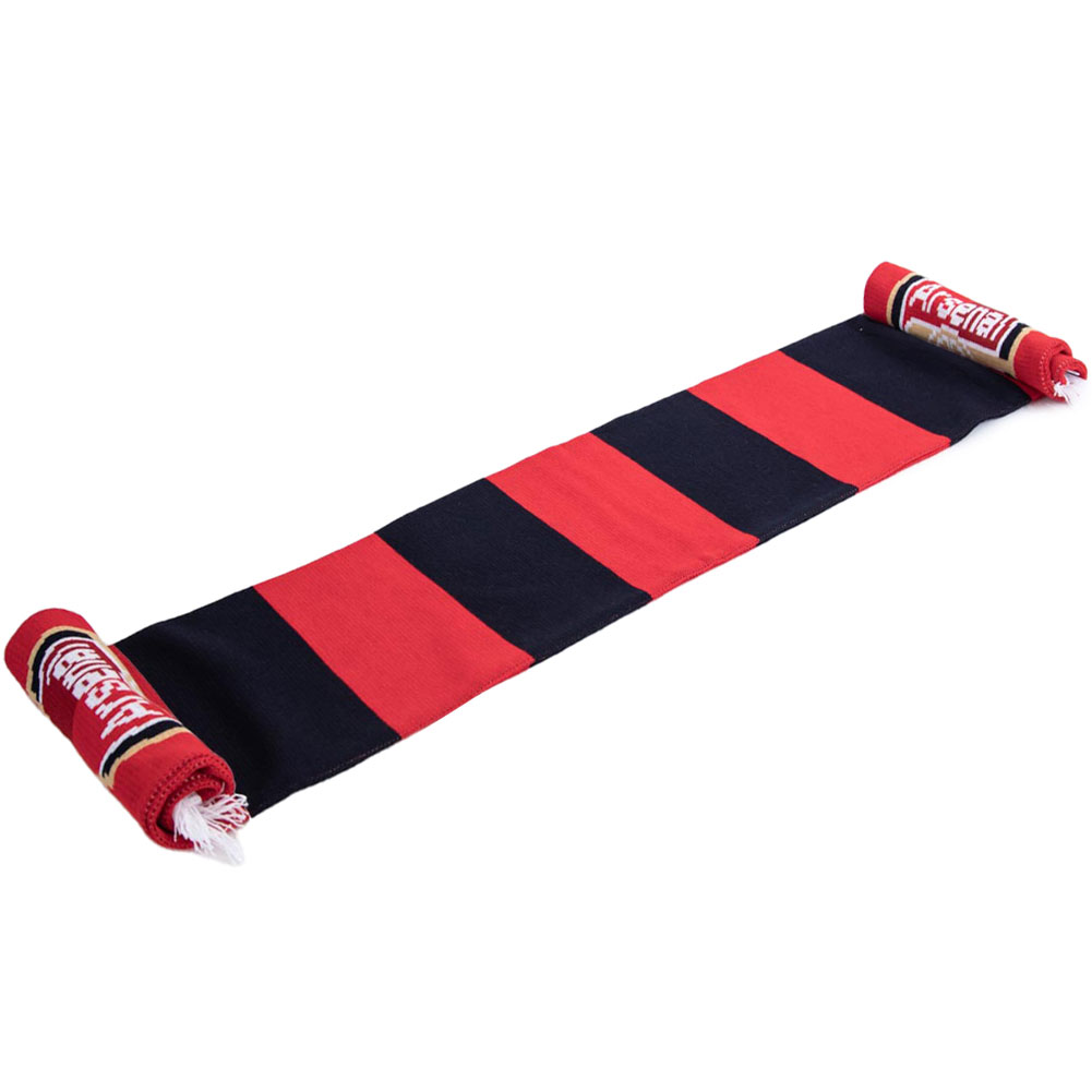 Шарф Арсенал Contrast Bar Scarf Шарф Арсенал Contrast Bar Scarf