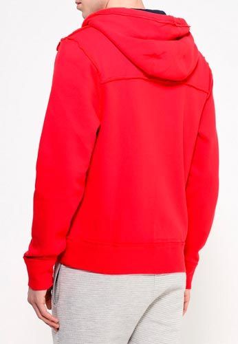 Толстовка с капюшоном на молнии CSKA 1911 красная 141730
