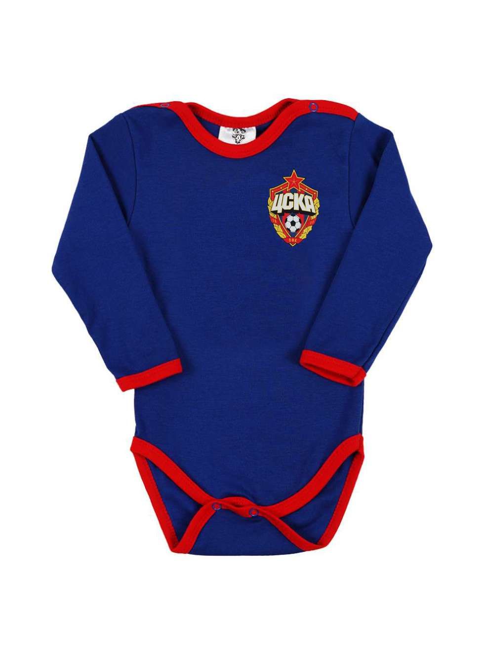 Боди для новорождённых ЦСКА "Эмблема", длинный рукав