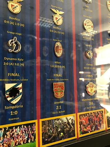 Набор значков Барселона Champions League Winner