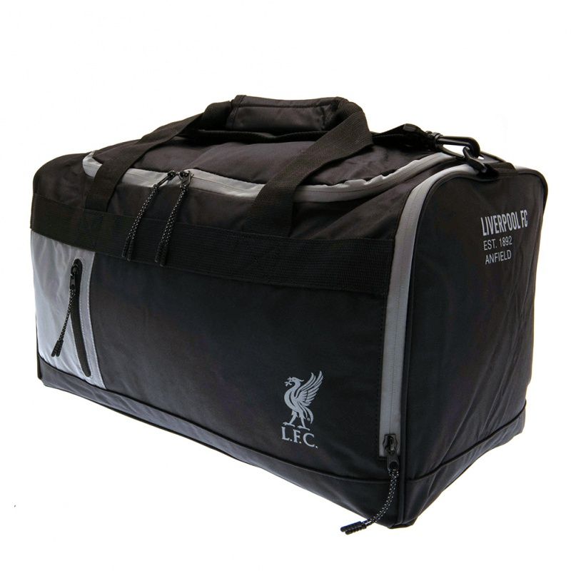 Спортивная сумка Ливерпуль Black & Silver Holdall