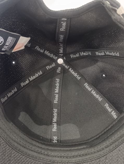 Бейсболка Реал Мадрид BLACK LOGO ADULTO