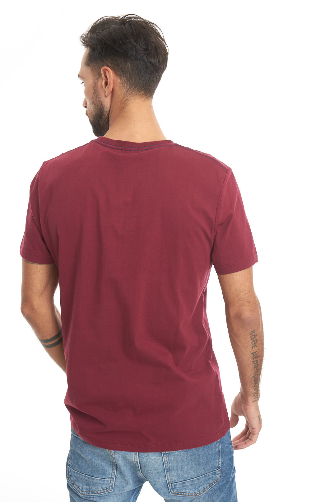 Футболка Барселона 130360 бордовая Футболка Барселона 130360 бордовая