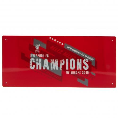 Табличка Ливерпуль Champions Of Europe Street Sign