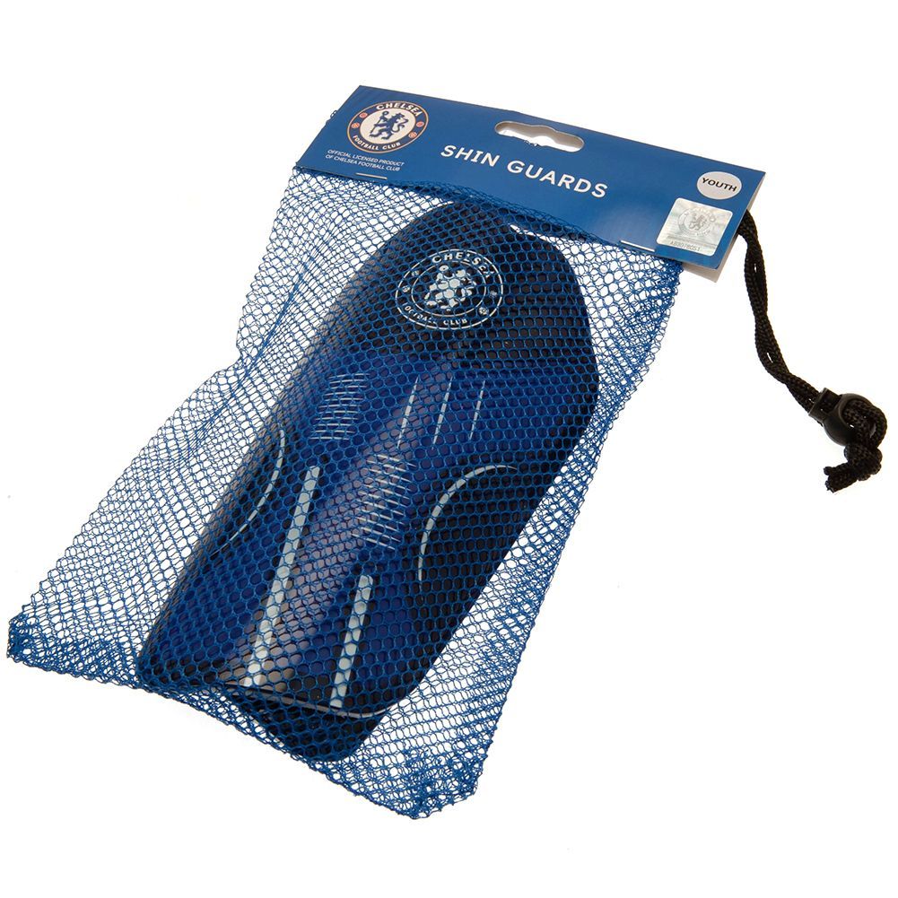 Щитки футбольные подростковые Челси Shin Pads Youths DT, 10-12 лет
