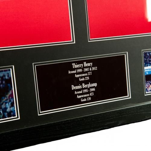 Футболка с автографом Bergkamp & Henry Signed Shirts (Dual Framed)