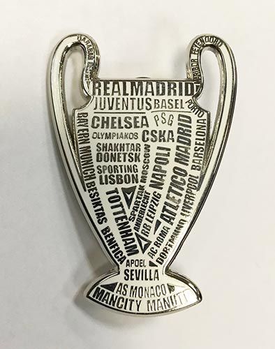 Значок Лига Чемпионов 2017-18 под серебро