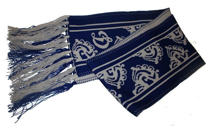 Шарф "Д" с орнаментом(Бос)