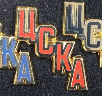 Значок ЦСКА лесенка красная