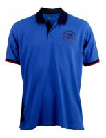 Футболка поло Барселона POLO FCB CORE, голубая Футболка поло Барселона POLO FCB CORE, голубая