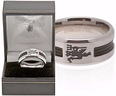 Кольцо Манчестер Юнайтед Black Inlay Ring